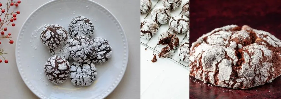 Chocolate Crinkle Cookies